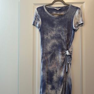 Pink Rose Tshirt Dress